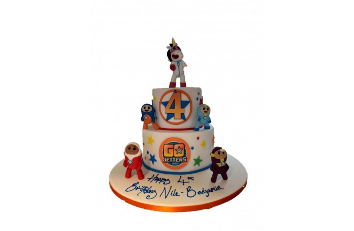 Go Jetters Tiered Cake